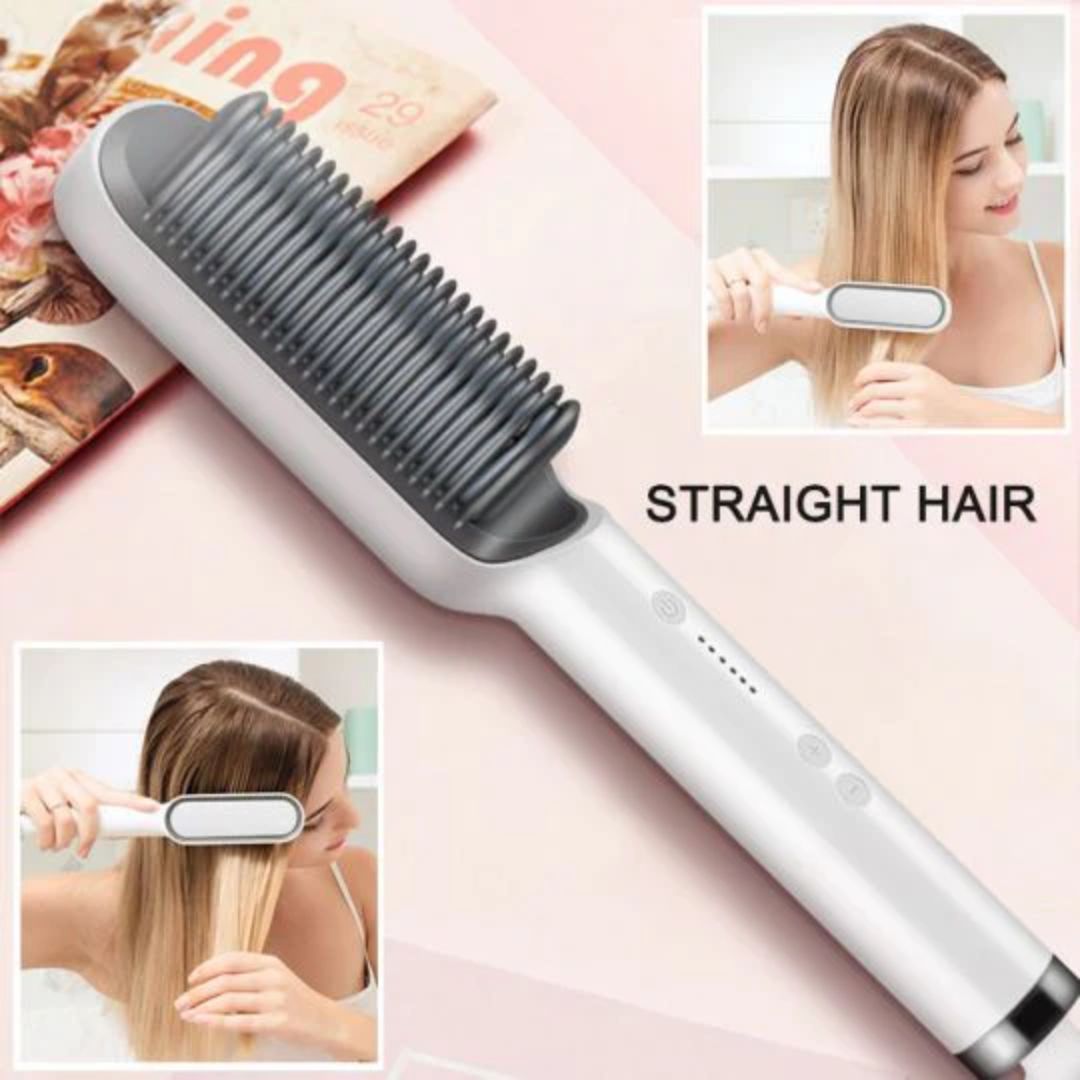 Hair Straight & curly comb brush with 5 Levels